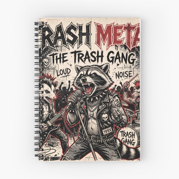 Item preview, The Trash Gang: Loud & Heavy Trash Metal Concert Poster designed and sold by Joruproyect.
