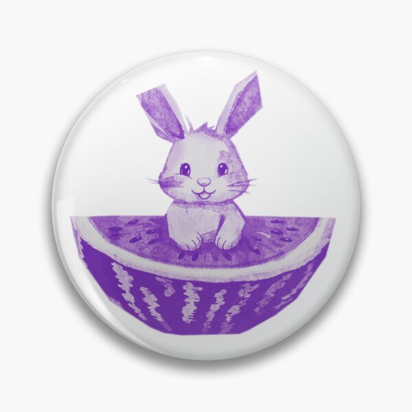 Item preview, Cute Bunny Inside Watermelon designed and sold by kinpirks.