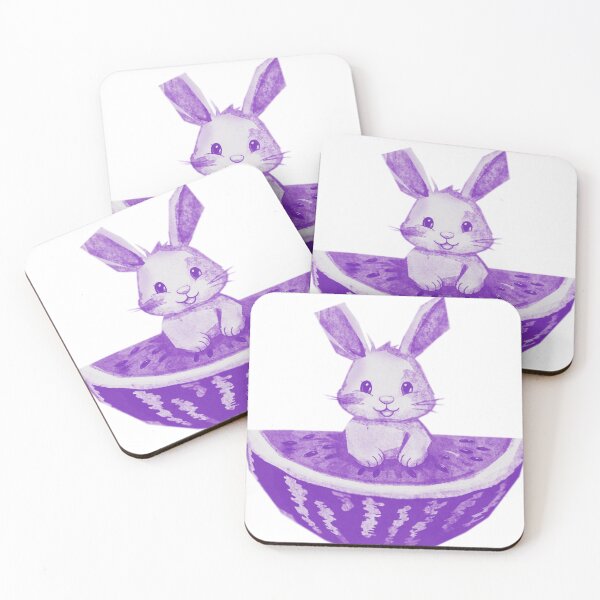 Item preview, Cute Bunny Inside Watermelon designed and sold by kinpirks.