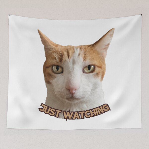 Item preview, Judging Just Watching Cat Face designed and sold by AnaPixMar.