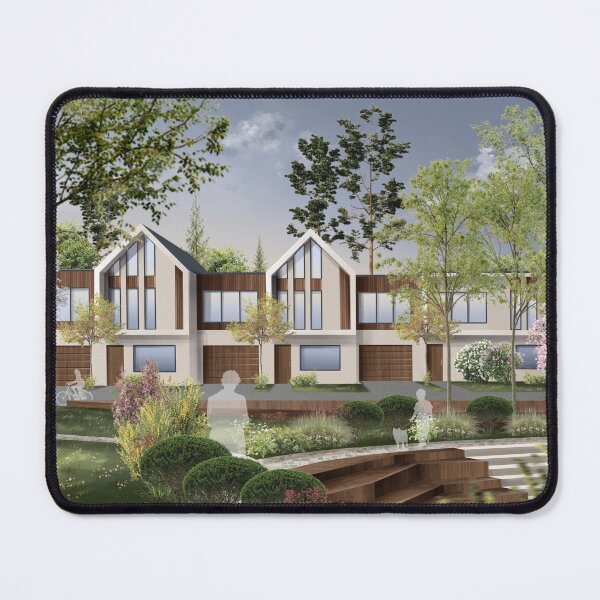 Item preview, Modern Townhouses with Landscape Design designed and sold by Ескіз-ілона.