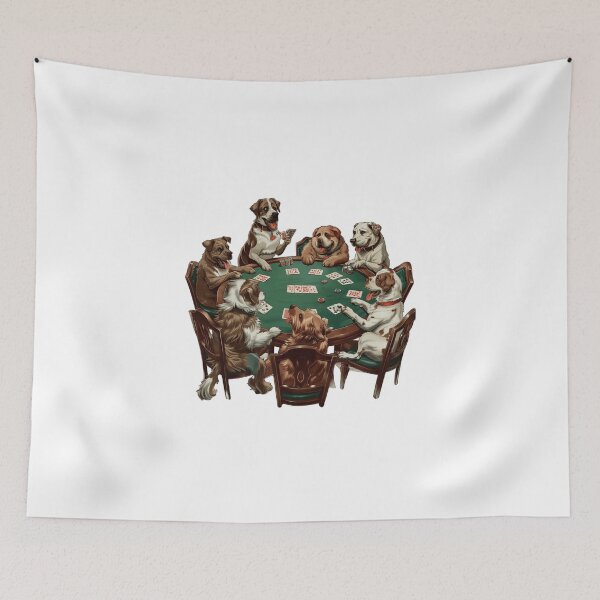 Item preview, Dogs Playing Poker Game Gift designed and sold by Thread&Fable.