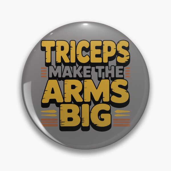 Item preview, Triceps Make the Arms Big – Gym Motivation Workout Design designed and sold by Sparkofart07.