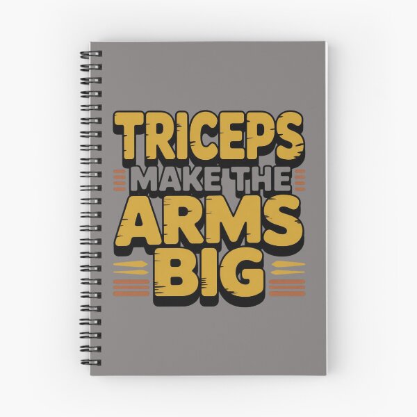 Item preview, Triceps Make the Arms Big – Gym Motivation Workout Design designed and sold by Sparkofart07.