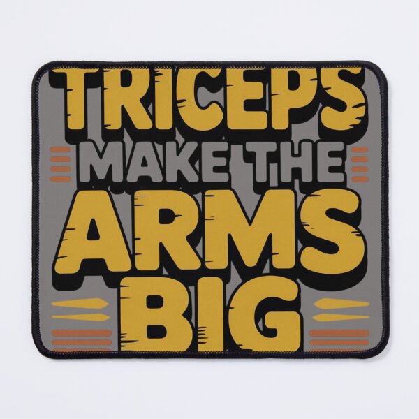 Item preview, Triceps Make the Arms Big – Gym Motivation Workout Design designed and sold by Sparkofart07.