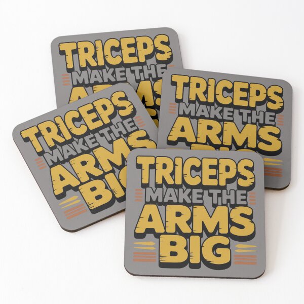 Item preview, Triceps Make the Arms Big – Gym Motivation Workout Design designed and sold by Sparkofart07.