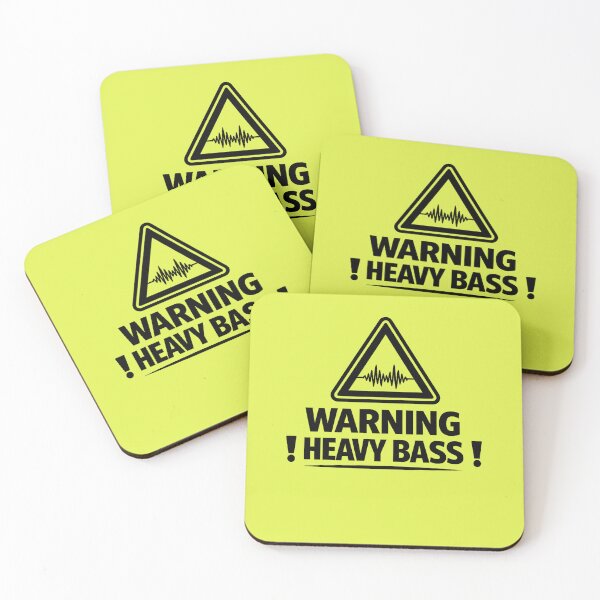 Item preview, Warning Heavy Bass designed and sold by  ZenRave Designs.