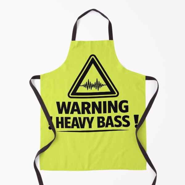 Item preview, Warning Heavy Bass designed and sold by ZenRave Designs.