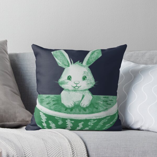 Item preview, Cute Bunny Inside Watermelon designed and sold by kinpirks.