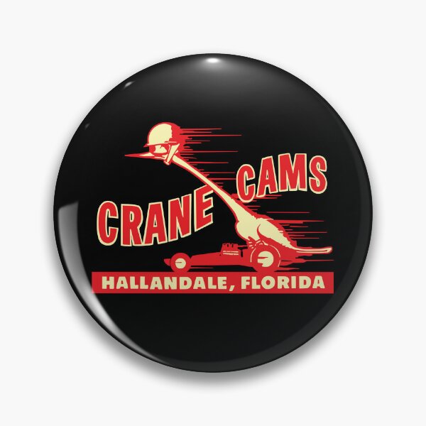 Artikelvorschau, Crane Cams Hallandale Florida, Vintage-Dragsterrennen - vergilbter Druck entworfen und verkauft von retropetrol.