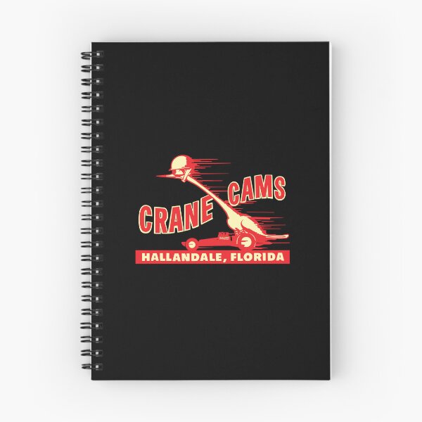 Item preview, Crane Cams Hallandale Florida, vintage drag racing - yellowed print designed and sold by retropetrol.