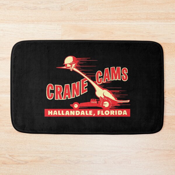 Item preview, Crane Cams Hallandale Florida, vintage drag racing - yellowed print designed and sold by retropetrol.