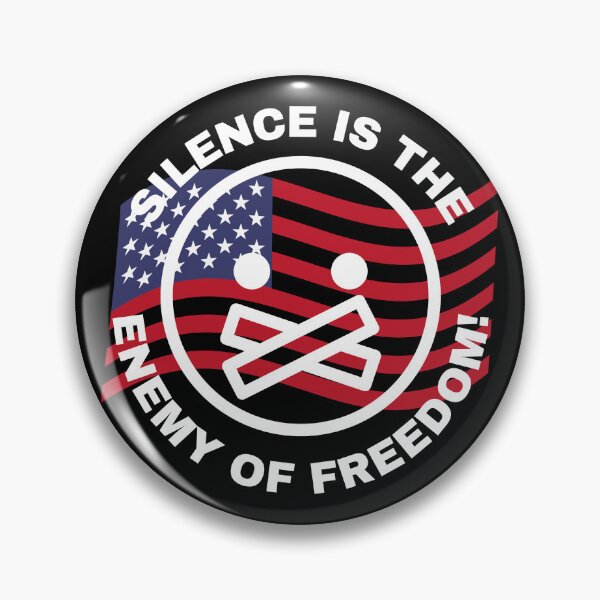 Item preview, Silence is the enemy of freedom! designed and sold by ActOutTees.