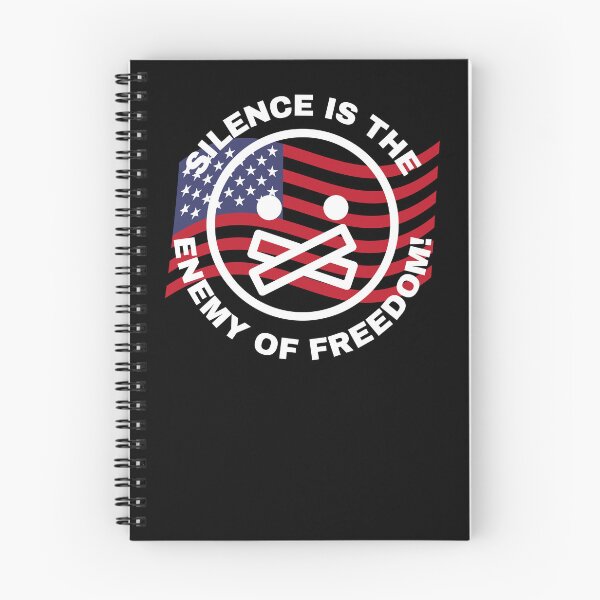 Item preview, Silence is the enemy of freedom! designed and sold by ActOutTees.