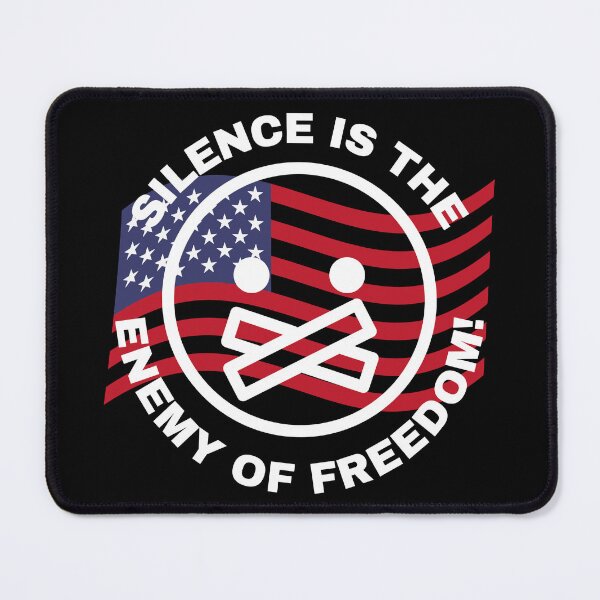 Item preview, Silence is the enemy of freedom! designed and sold by ActOutTees.
