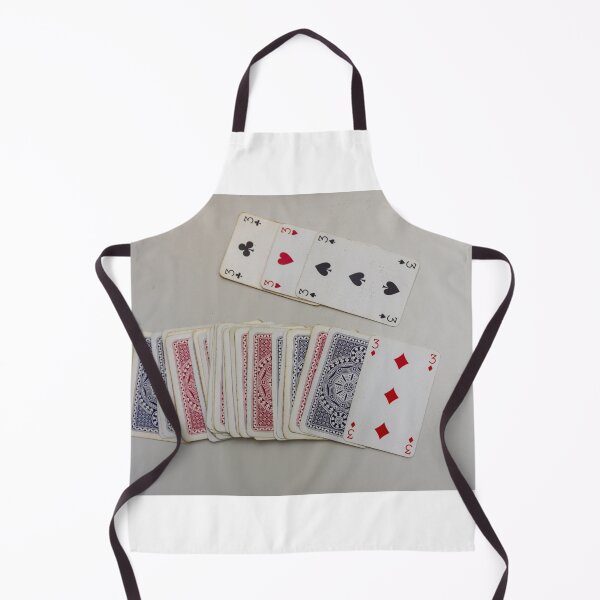 Item preview, Playing Cards Spread on Table With Three of Diamonds and Mixed Back Designs designed and sold by Nmallia.