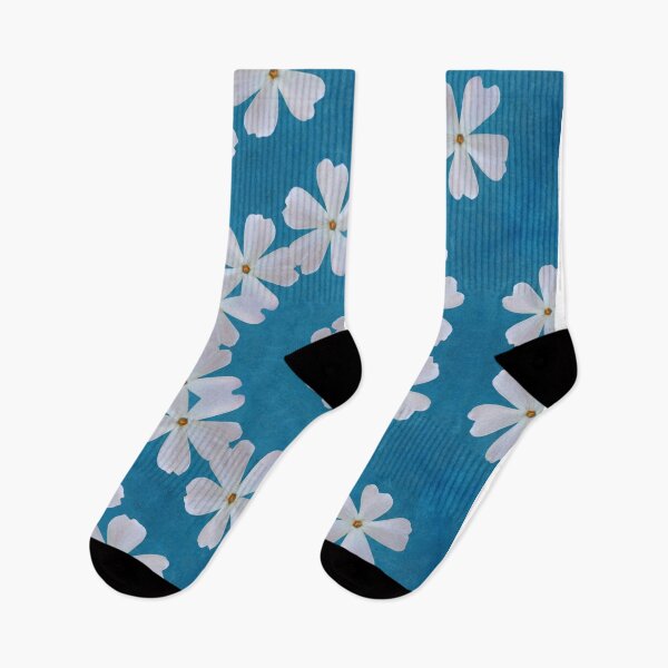 Artikelvorschau, Mandala-Muster mit weißem Phlox – Blaue florale Symmetrie entworfen und verkauft von SilentBloomLab.
