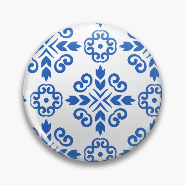 Item preview, Azulejo, Mediterranean ceramic, Blue tile designed and sold by CHERRY--SHOP.