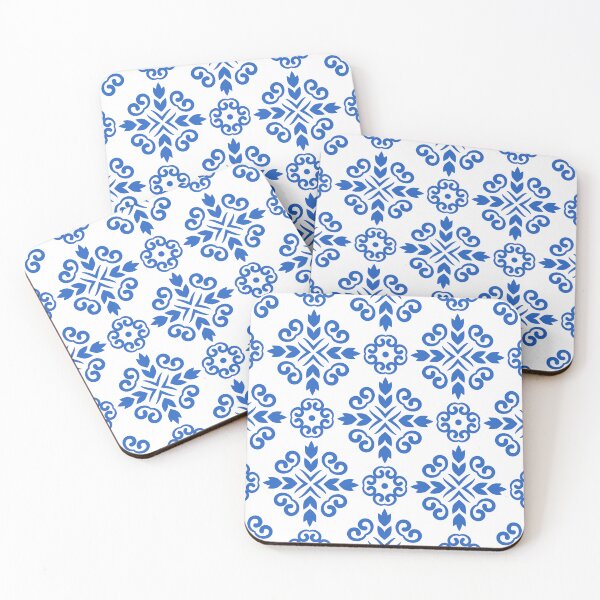 Item preview, Azulejo, Mediterranean ceramic, Blue tile designed and sold by CHERRY--SHOP.
