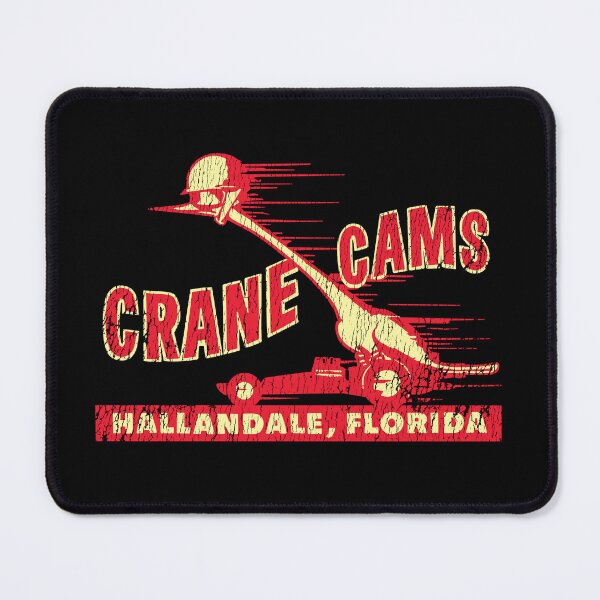 Item preview, Crane Cams Hallandale Florida - vintage drag racing. Aged, shop worn, print. designed and sold by retropetrol.