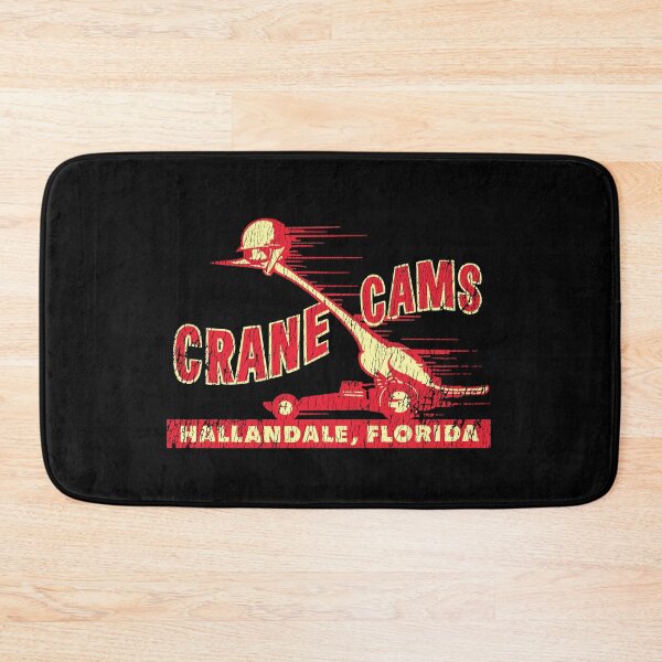 Item preview, Crane Cams Hallandale Florida - vintage drag racing. Aged, shop worn, print. designed and sold by retropetrol.