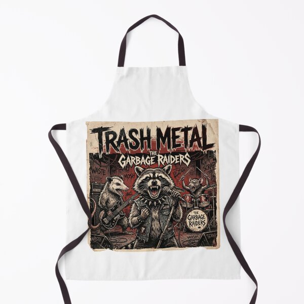 Item preview, Trash Metal Band: The Garbage Raiders Vintage Concert Poster designed and sold by Joruproyect.
