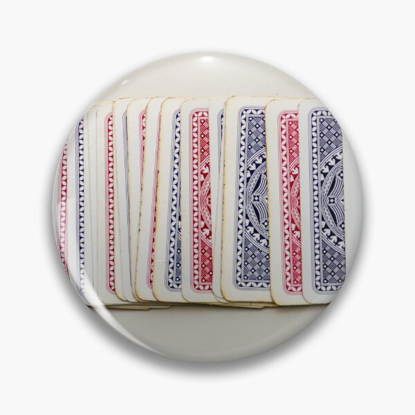 Item preview, Playing Cards Spread on Table With Three of Diamonds and Mixed Back Designs designed and sold by Nmallia.