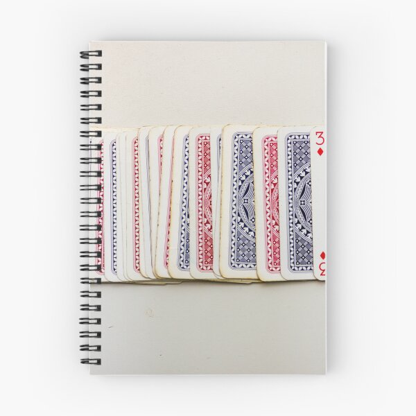 Item preview, Playing Cards Spread on Table With Three of Diamonds and Mixed Back Designs designed and sold by Nmallia.