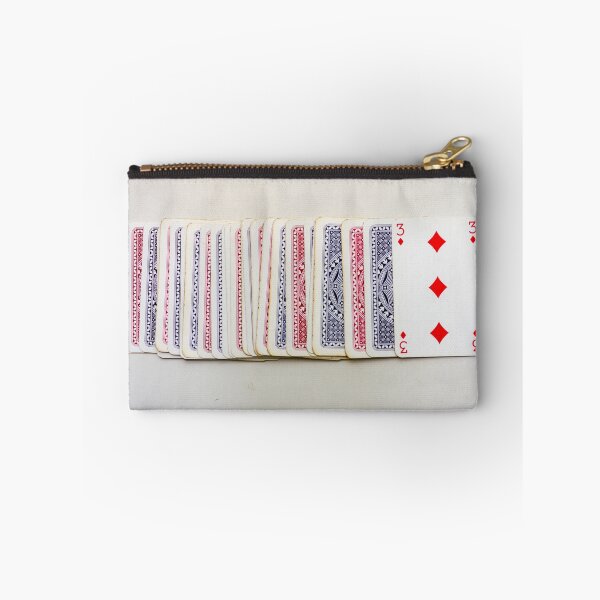 Item preview, Playing Cards Spread on Table With Three of Diamonds and Mixed Back Designs designed and sold by Nmallia.
