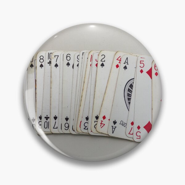 Item preview, Playing Cards Spread on Table With Three of Diamonds and Mixed Back Designs designed and sold by Nmallia.
