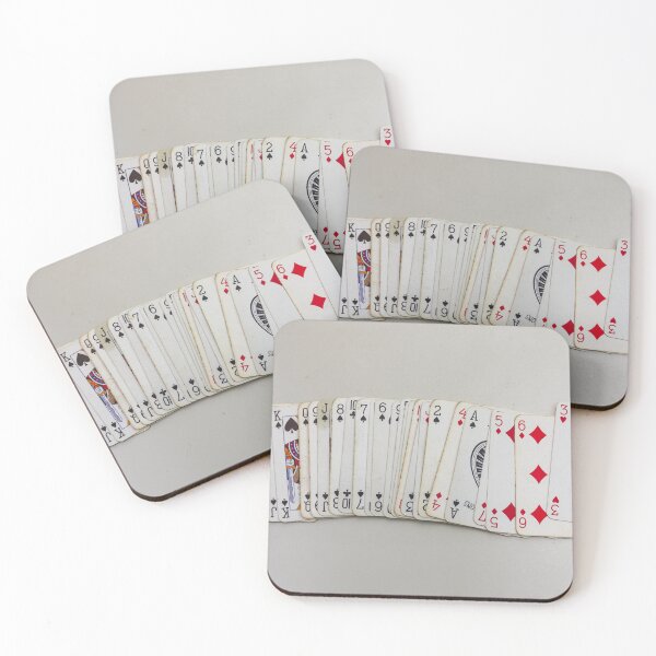 Item preview, Playing Cards Spread on Table With Three of Diamonds and Mixed Back Designs designed and sold by Nmallia.