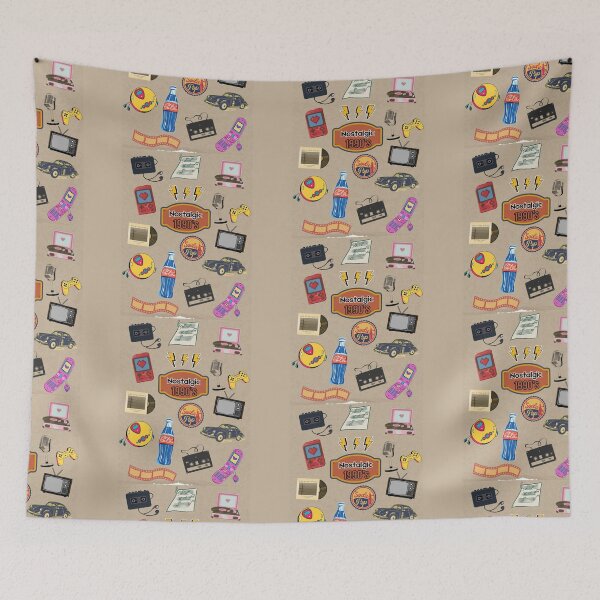 Item preview, ​Nostalgic 1990's Retro Aesthetic Elements Collage designed and sold by crystalar95.