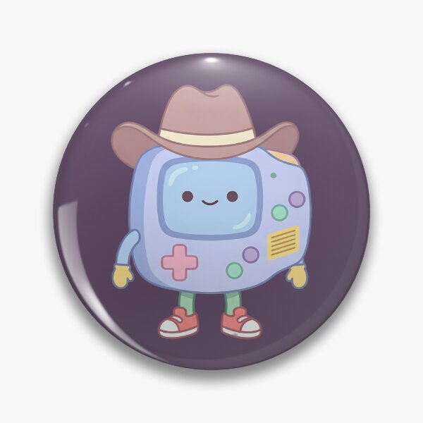 Item preview, Cute Kawaii Gamer Cowboy - Retro Gameboy Character designed and sold by LYZ7VANI.