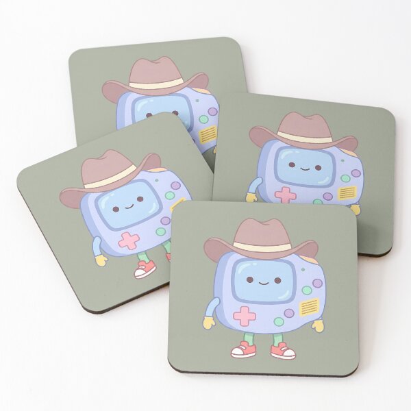 Item preview, Cute Kawaii Gamer Cowboy - Retro Gameboy Character designed and sold by LYZ7VANI.