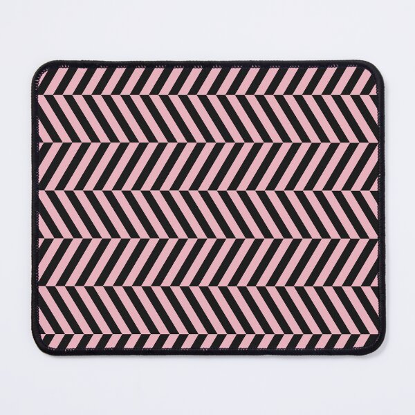 Item preview, Black And Blush Herringbone Pattern designed and sold by pattern-archive.