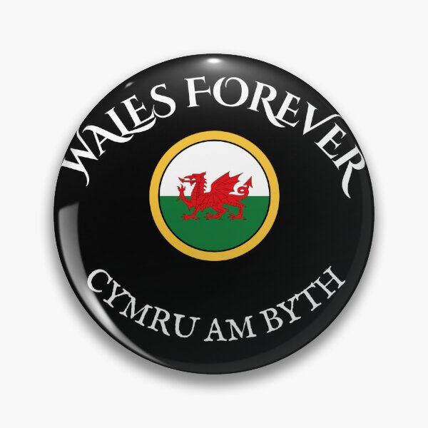 Item preview, Wales Forever Cymru Am Byth Welsh Pride Badge designed and sold by Snedsdigital.
