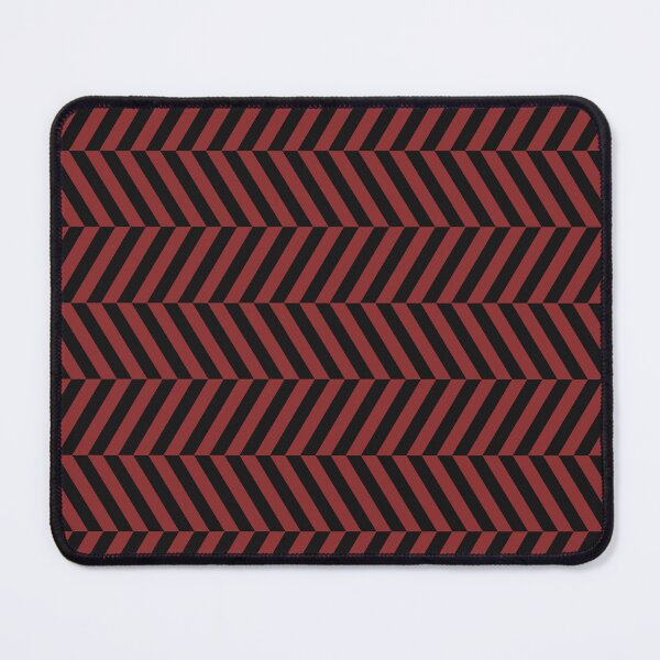 Item preview, Black And Brick Red Herringbone Pattern designed and sold by pattern-archive.