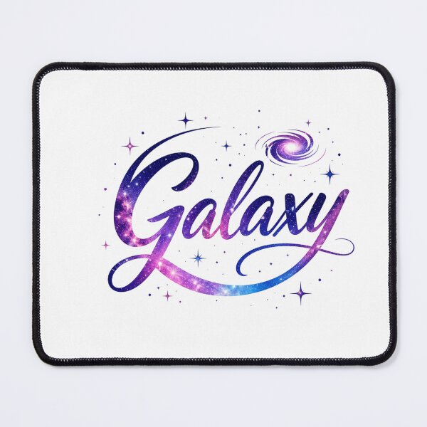 Item preview, Galaxy Gradient Typography Design – Cosmic Space Aesthetic Stars Minimal White Background designed and sold by Sanika arts .