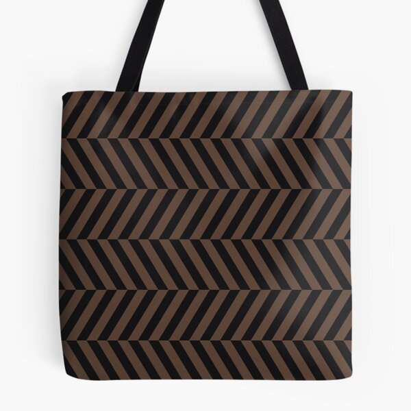 Item preview, Black And Brown Herringbone Pattern designed and sold by pattern-archive.