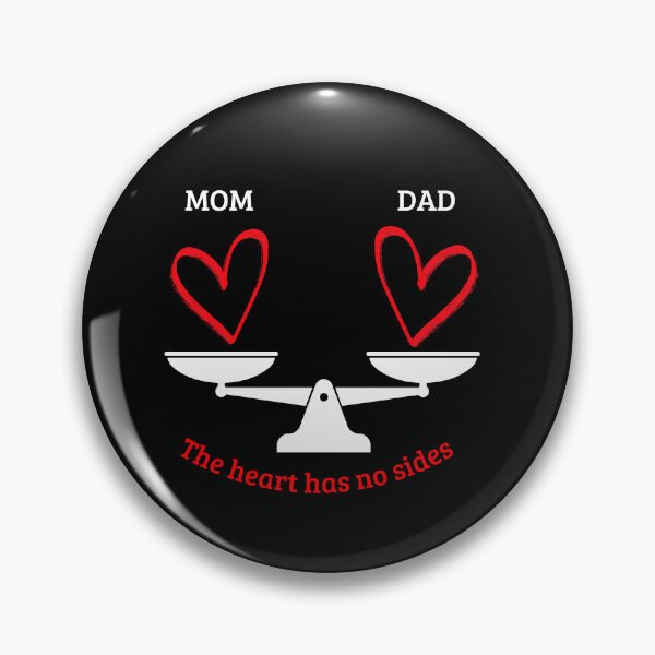 Item preview, Mom and Dad Equality Heart Balance Dark Shirt designed and sold by TheItaliandilemma.