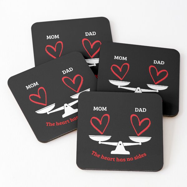 Item preview, Mom and Dad Equality Heart Balance Dark Shirt designed and sold by TheItaliandilemma.
