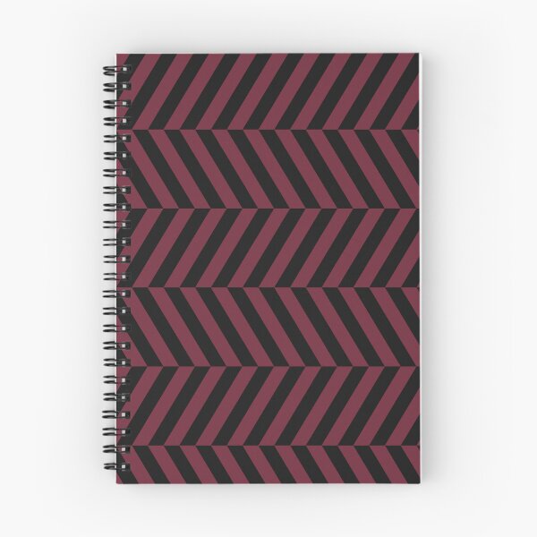 Item preview, Black And Burgundy Herringbone Pattern designed and sold by pattern-archive.