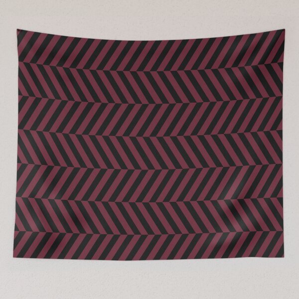 Item preview, Black And Burgundy Herringbone Pattern designed and sold by pattern-archive.