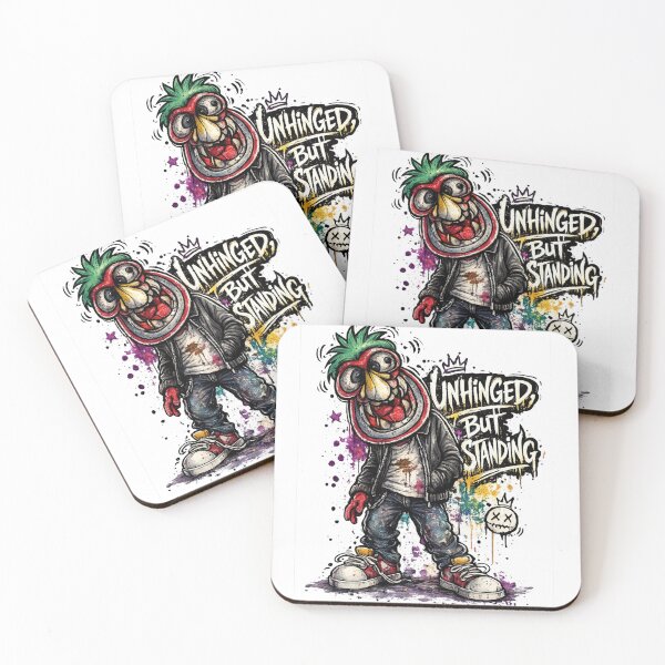 Item preview, Unhinged graffiti creature in chaos designed and sold by GiftedInk.