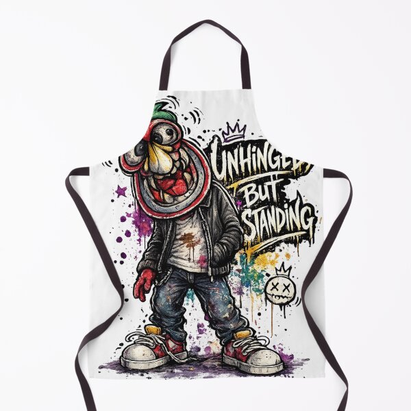 Item preview, Unhinged graffiti creature in chaos designed and sold by GiftedInk.