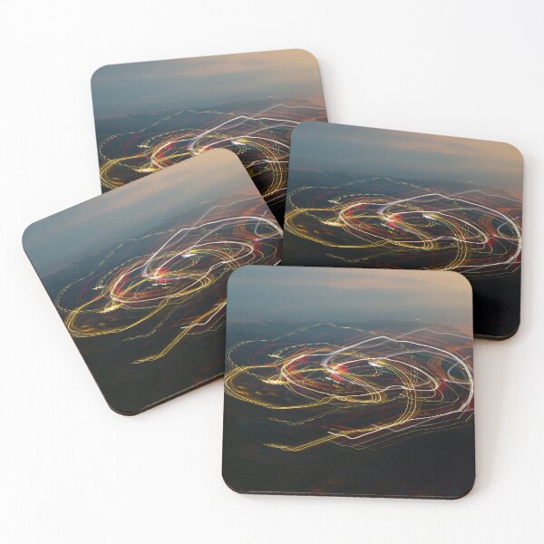 Item preview, Light painting of cars on a highway designed and sold by Jonas Petracic.