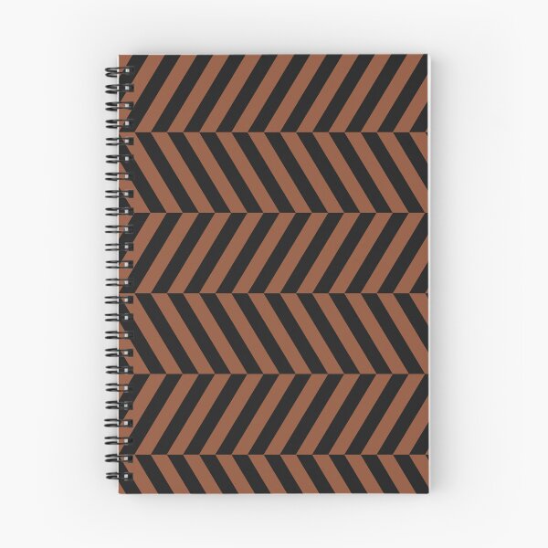 Item preview, Black And Copper Herringbone Pattern designed and sold by pattern-archive.