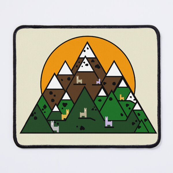 Item preview, Sunrise Over Llama Mountain designed and sold by bunhuggerdesign.