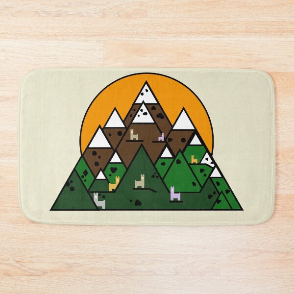 Item preview, Sunrise Over Llama Mountain designed and sold by bunhuggerdesign.