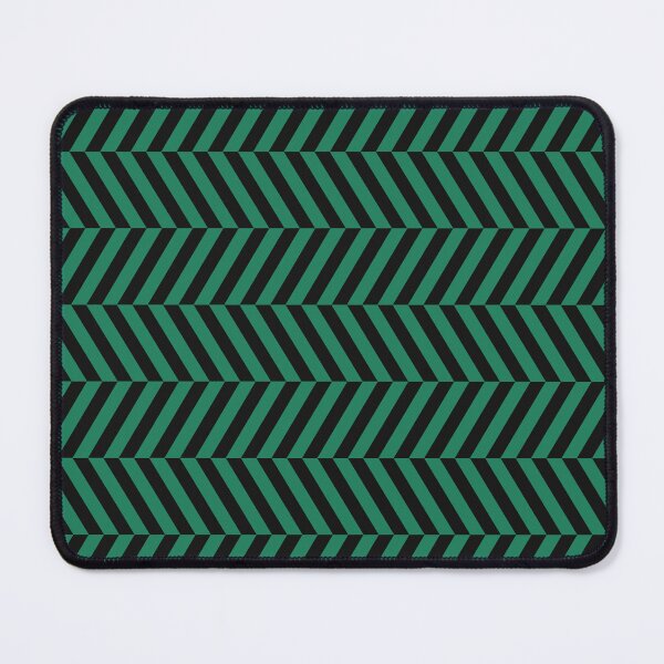 Item preview, Black And Green Herringbone Pattern designed and sold by pattern-archive.